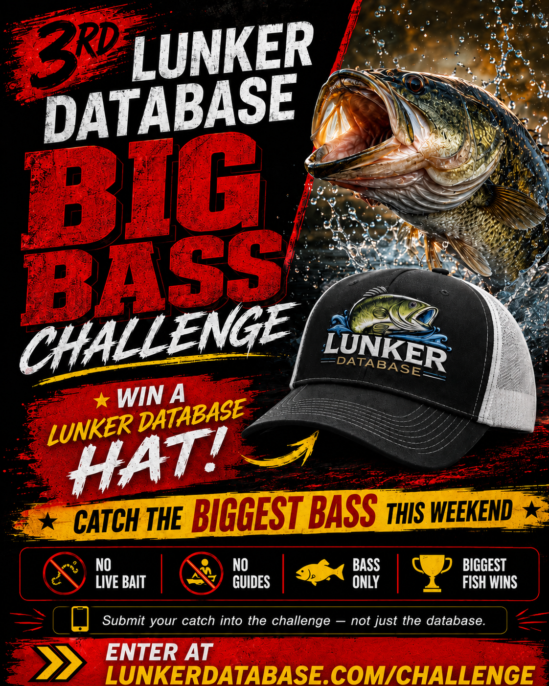 Lunker Database Memorial Big Bass Challenge